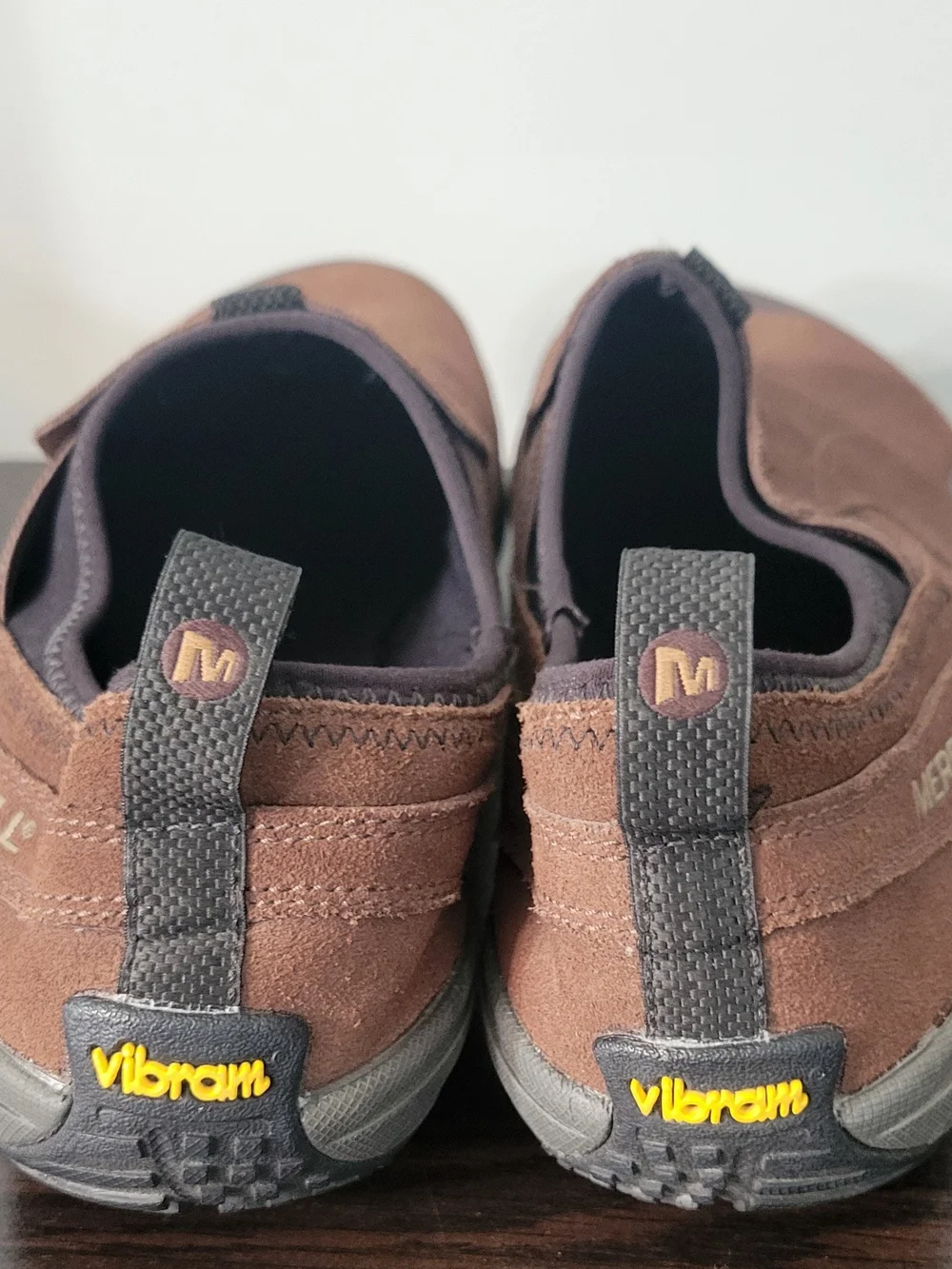Merrell Brown Suede Slip-On Loafers US 11.5